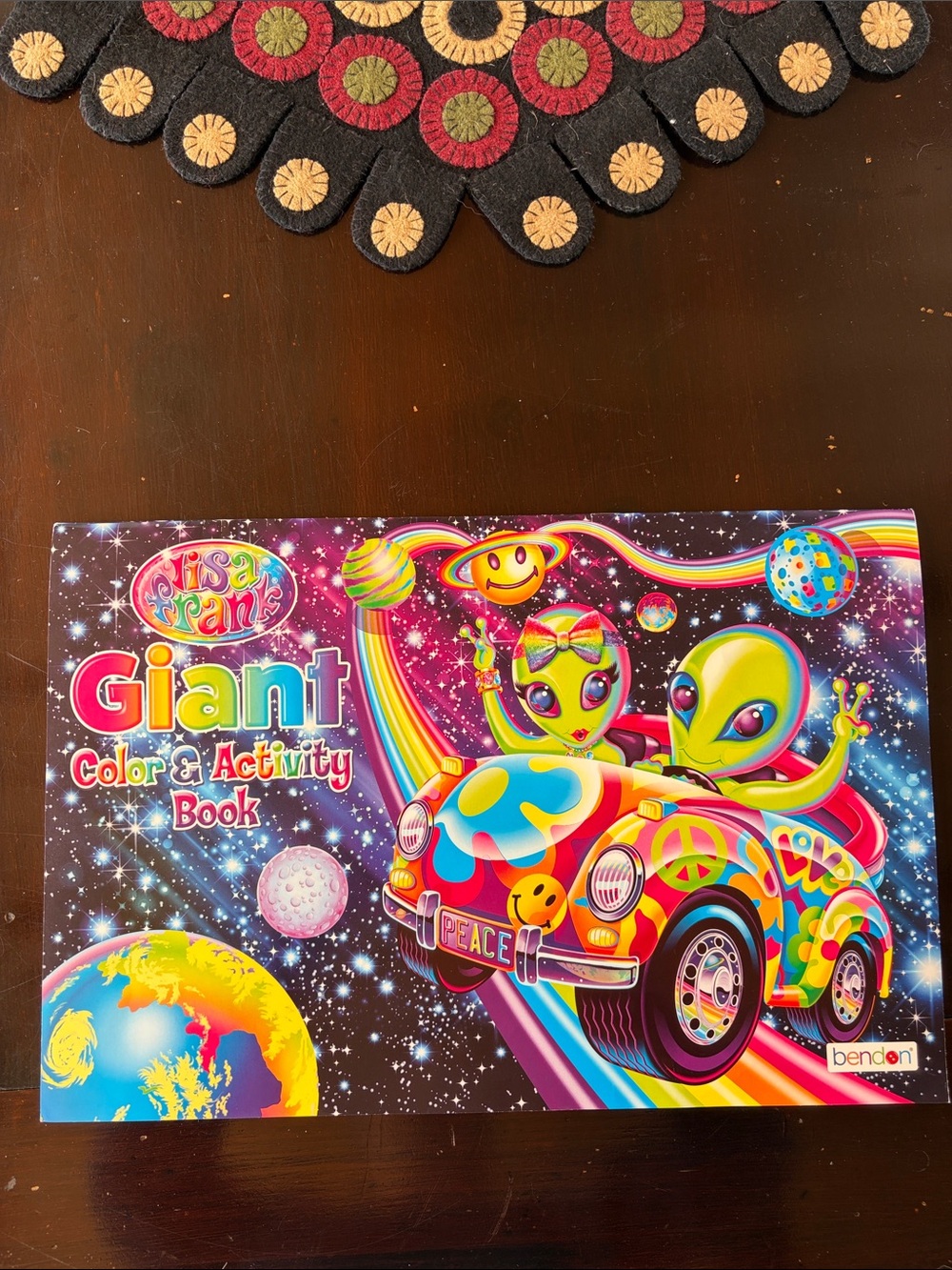 Lisa Frank Giant Color & Activity Book - Multicolor